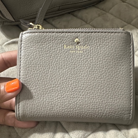 Kate Spade Taupe Backpack and Wallet Set - Picture 3 of 7